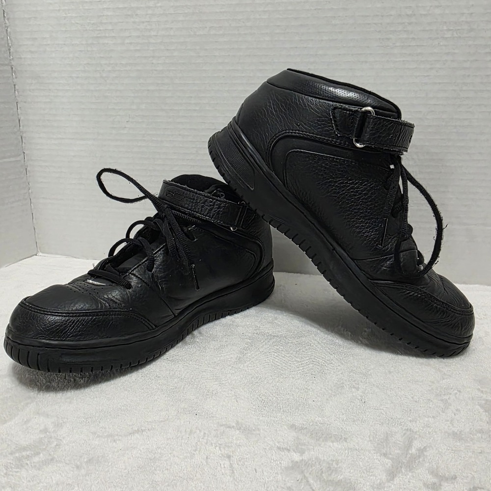 Reebok Above‎ The Rim ATR Black Leather Mid Womens Size 6